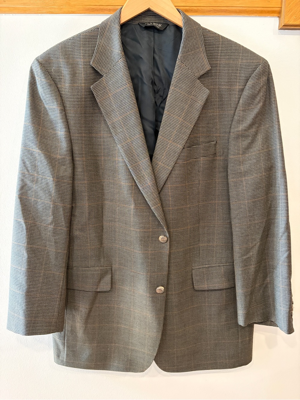 Jos. A. Bank Signature Collection 100% Wool Glen Plaid Sport Coat - 42R